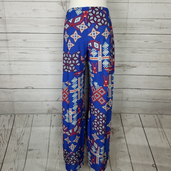 Palazzo 24/7 Floral Printed Wide Leg Pants - Picture 2 of 8